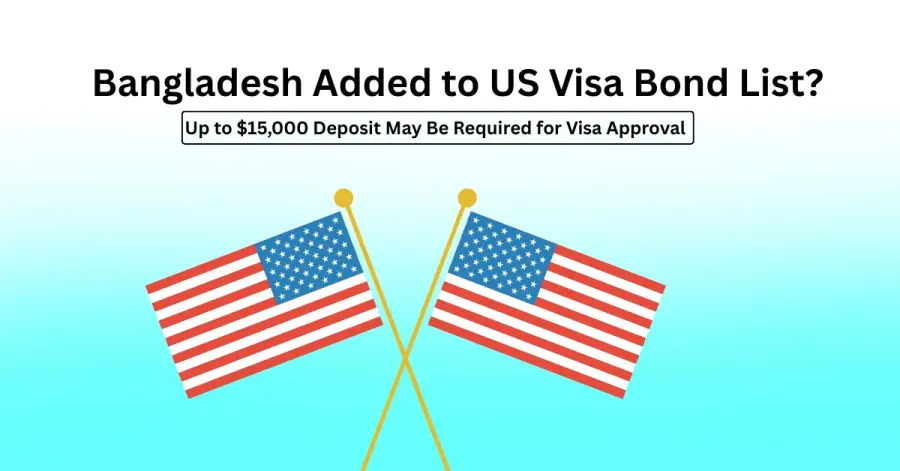Bangladesh Added to US Visa Bond List: Up to $15,000 Deposit May Be Required for Visa Approval