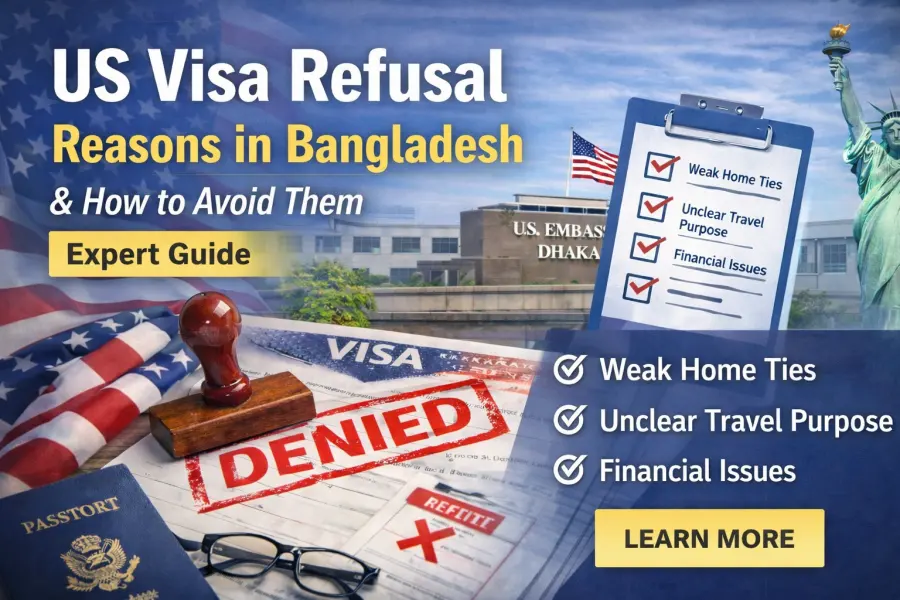 US Visa Refusal Reasons in Bangladesh & How to Avoid Them Expert Guide