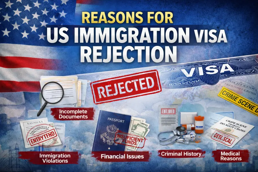 What Are the Reasons for US Immigration Visa Rejection?